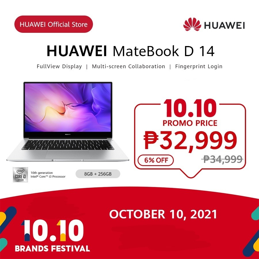 Huawei matebook d14 i3