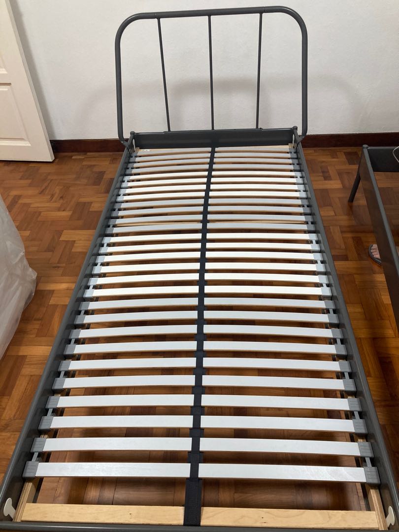 Ikea Korpadal Single Metal Bed Frame, Can You Use Ikea Slats On A Metal Bed Frame