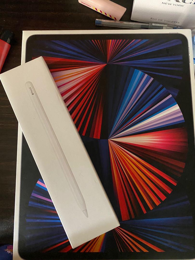 美品】iPad m1 12.9 256GB Apple Pencil＆カバー