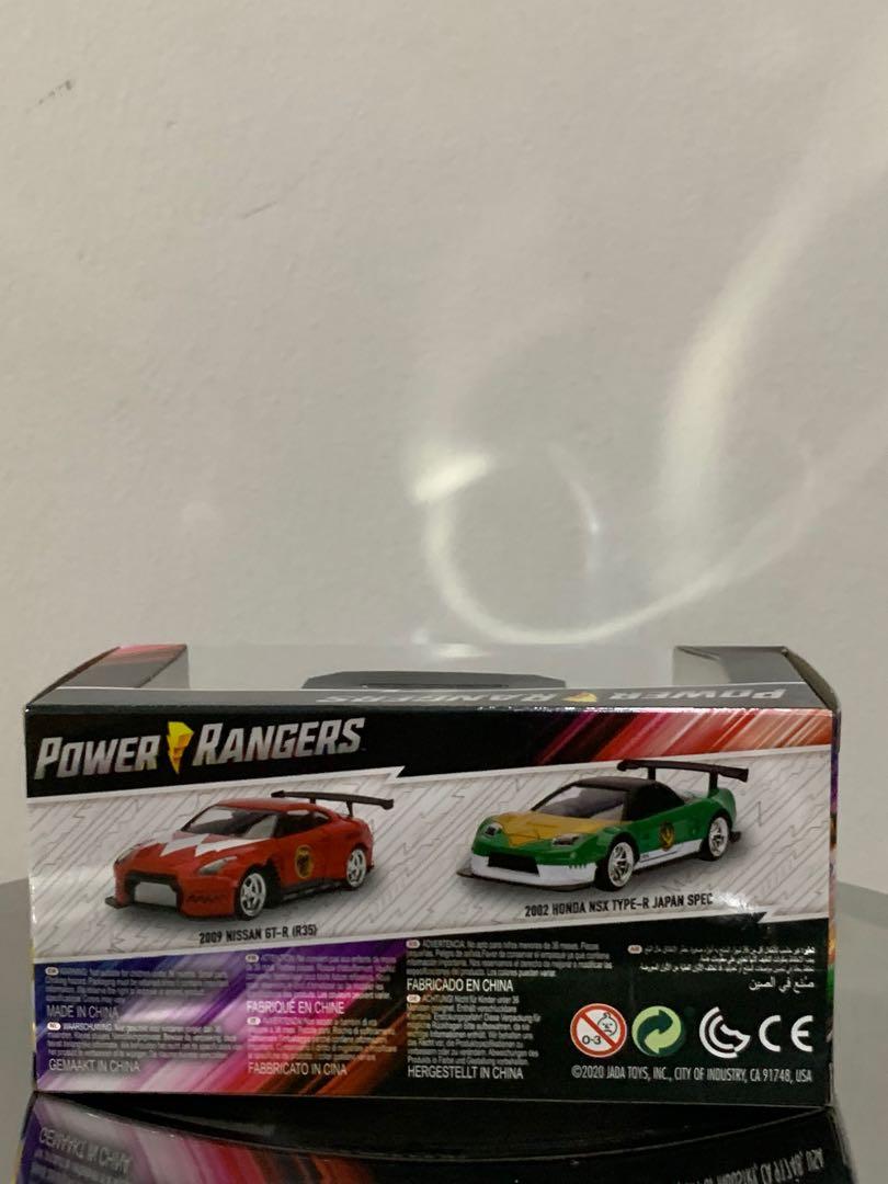 Jada Die Cast Metal Model Car Power Rangers Green Rangers 2002 Honda ...