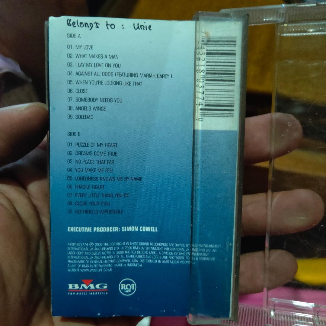Kaset pita westlife, Musik & Media, CD, DVD & Lainnya di ...