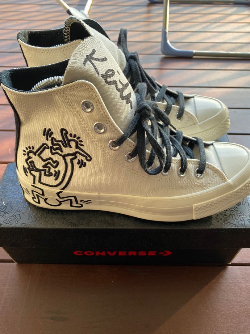 Keith Haring X Chuck 70 High, Men's Fashion, Footwear, Sneakers on Carousell