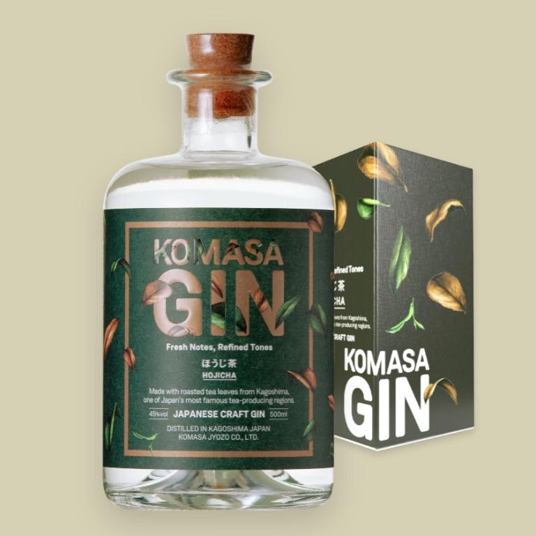 KOMASA Gin HOJICHA (ROASTED GREEN TEA) 小正釀造鹿兒島焙茶琴酒, 嘢