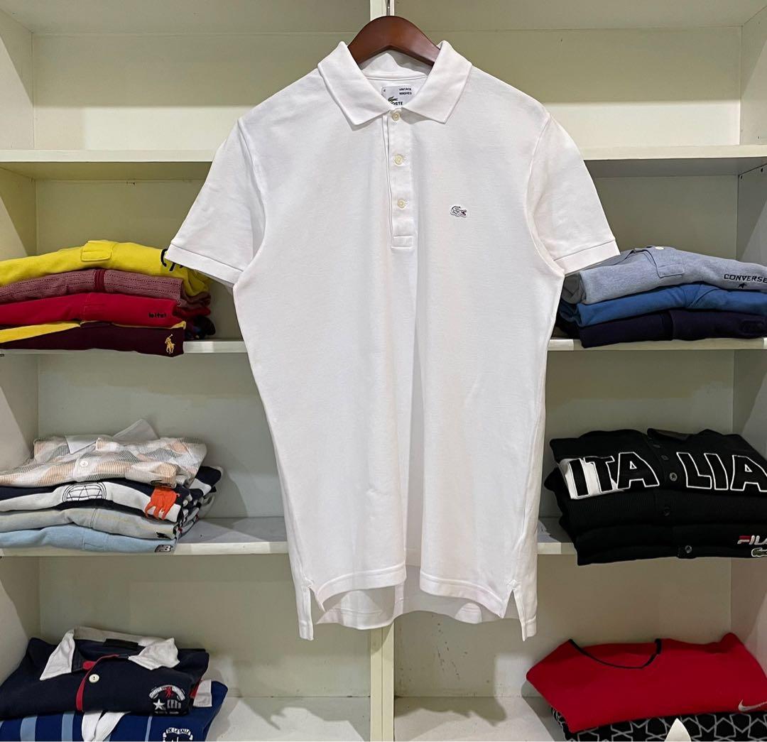 Lacoste Polo Shirt Albino Croc, Men's Fashion, Tops & Sets, Tshirts ...