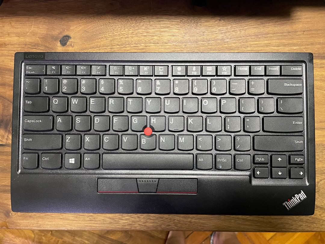 Lenovo Thinkpad Dual USB BLUETOOTH Wireless KEYBOARD (MISSING ONE SIDE OF STAND), 電腦＆科技, 電腦周邊及配件