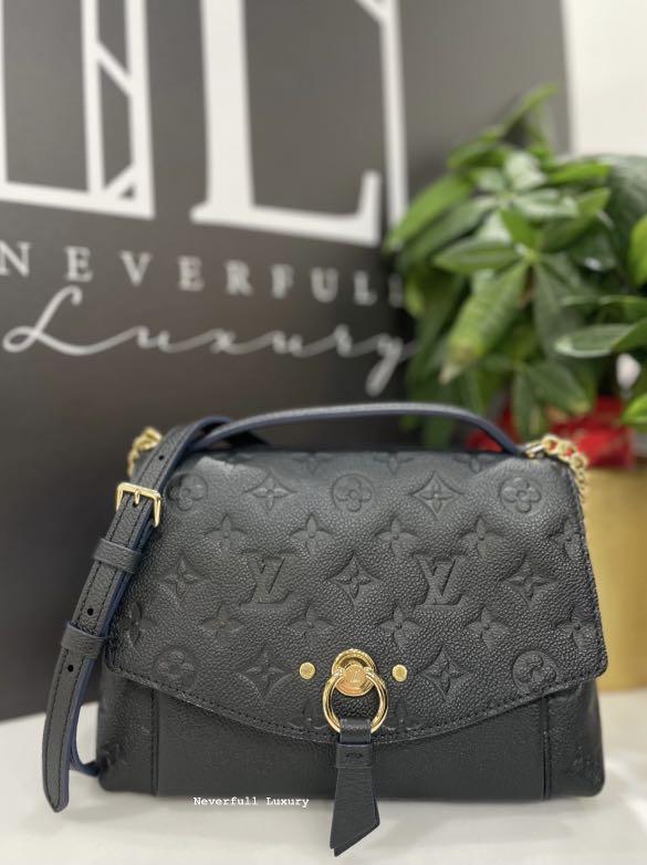 Louis Vuitton Blanche BB Monogram Empreinte Noir Leather Bag