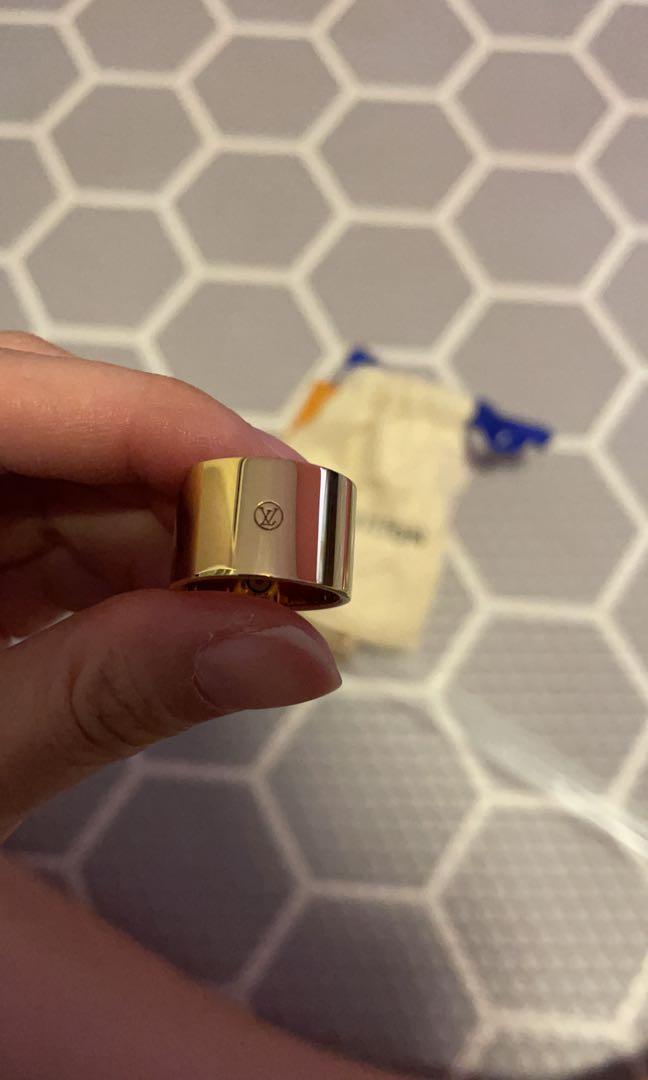 Louis Vuitton LV Iconic Essential V Ring, Luxury, Accessories on Carousell