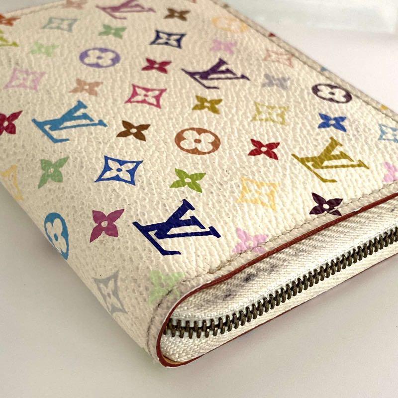 Louis Vuitton Monogram Multicolor White Zippy Coin Purse Wallet. Made in  France. Date code: TH2008, Luxury, Bags & Wallets on Carousell