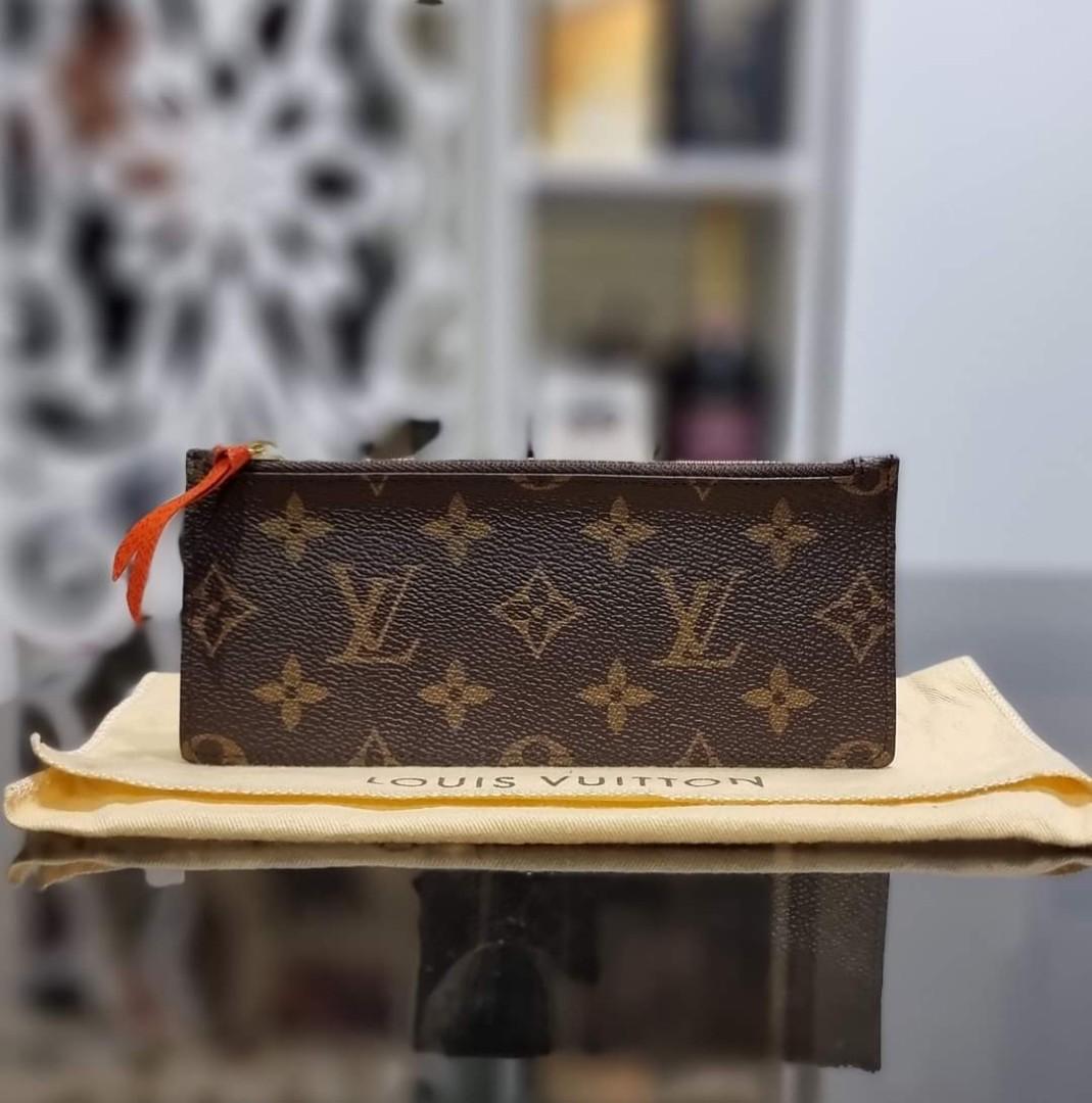 Louis Vuitton Monogram Slim Zipper Pouch, Luxury, Bags & Wallets