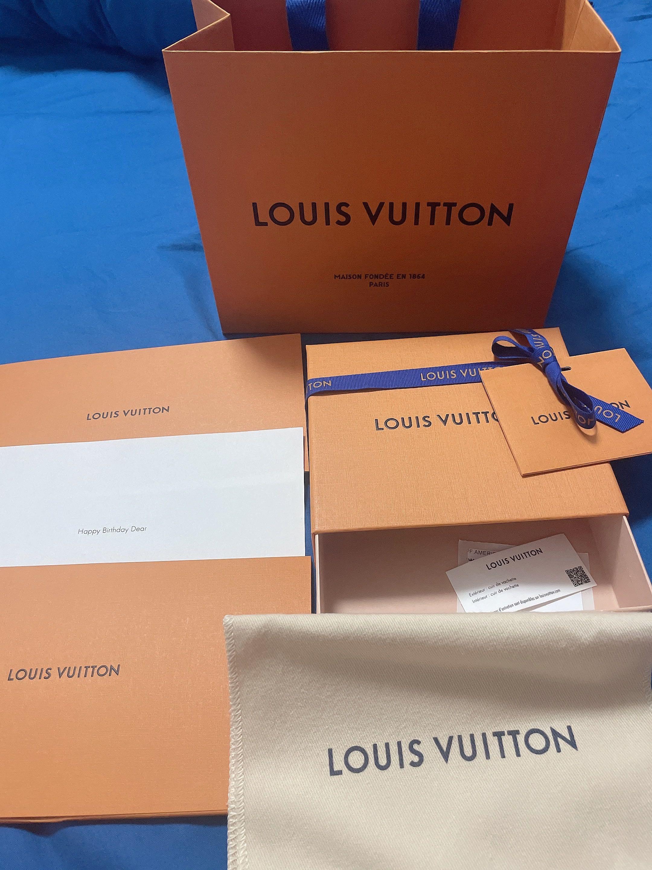 Louis Vuitton Paper Bag Orange, Men's Fashion, Watches & Accessories,  Accessory Holder, Box & Organizers on Carousell