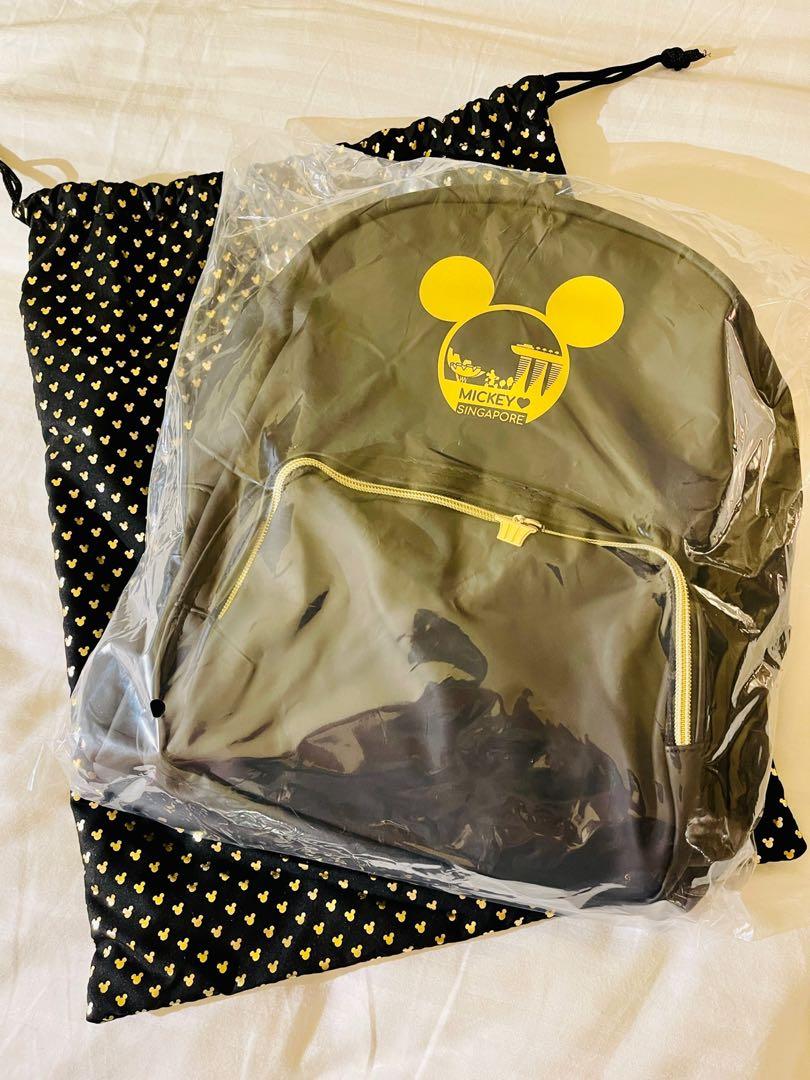 Gold mickey mouse backpack clearance