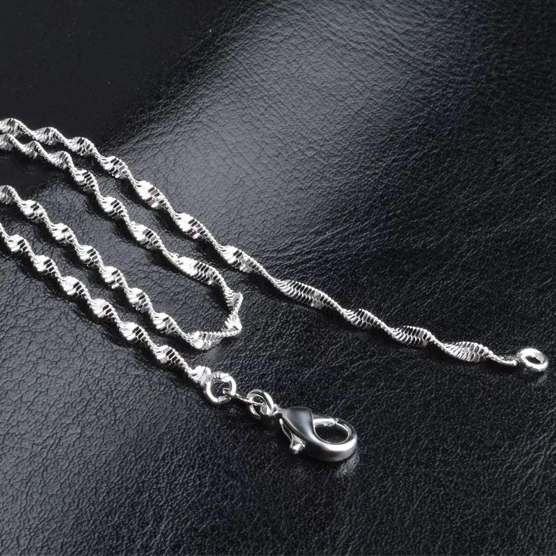 Pure silver necklace mens on sale