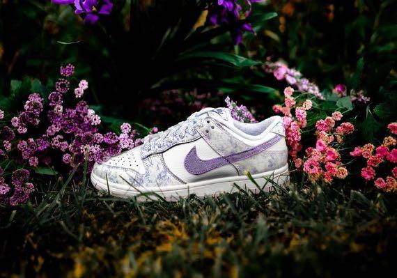 Dunk Low Purple Pulse White And Purple Nike Dunks Nike Dunk Low