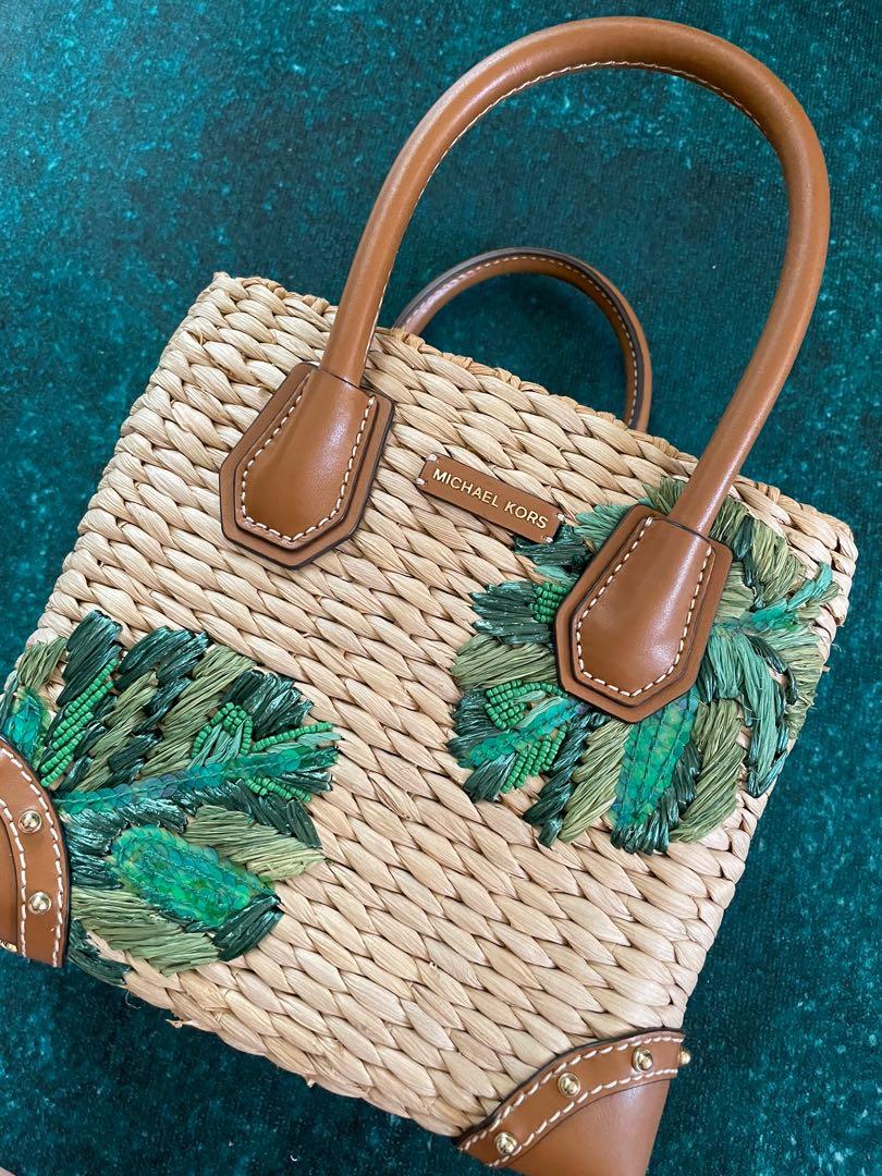 Michael kors 2025 wicker handbag