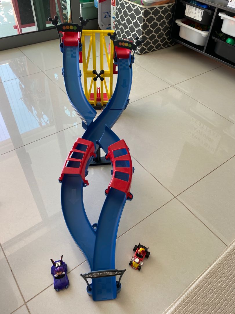 Mickey mouse 2025 car track