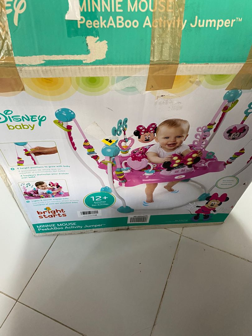 Minnie mouse jumperoo, Babies & Kids, Infant Playtime on Carousell