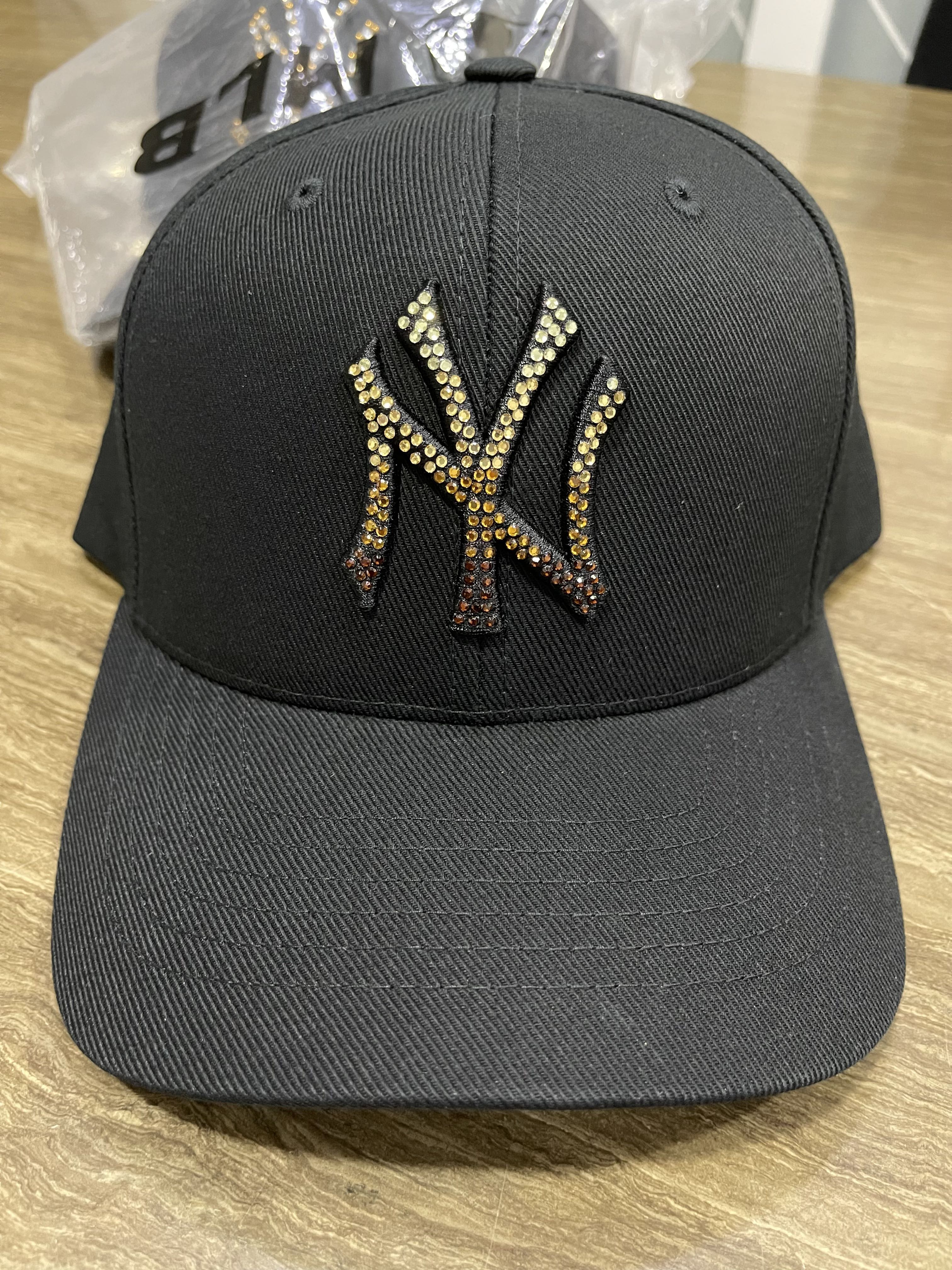 MLB Korea Gradation Crystal Structured Ball Cap New York Yankees, 2022ss