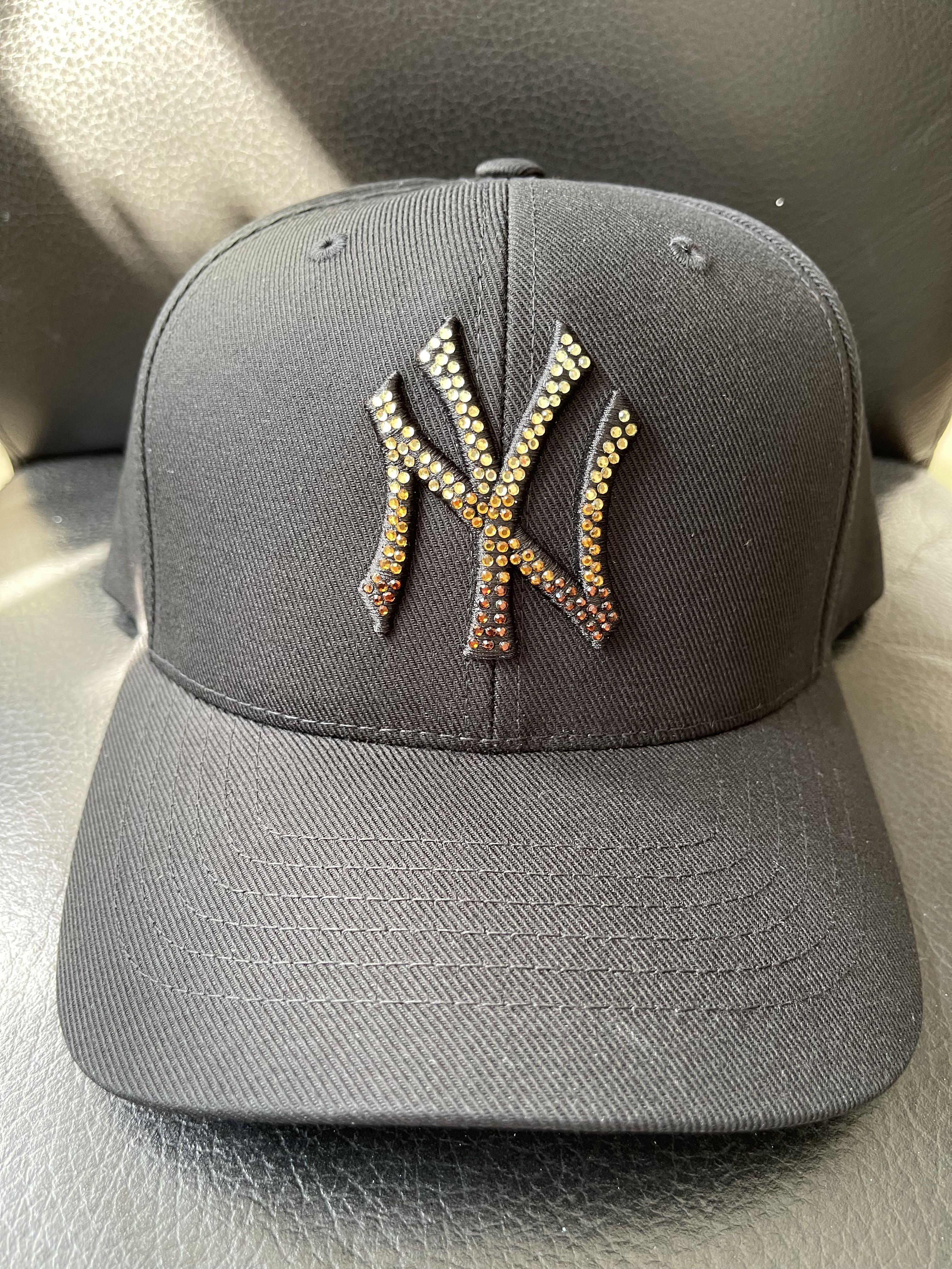 MLB Korea Gradation Crystal Structured Ball Cap New York Yankees, 2022ss