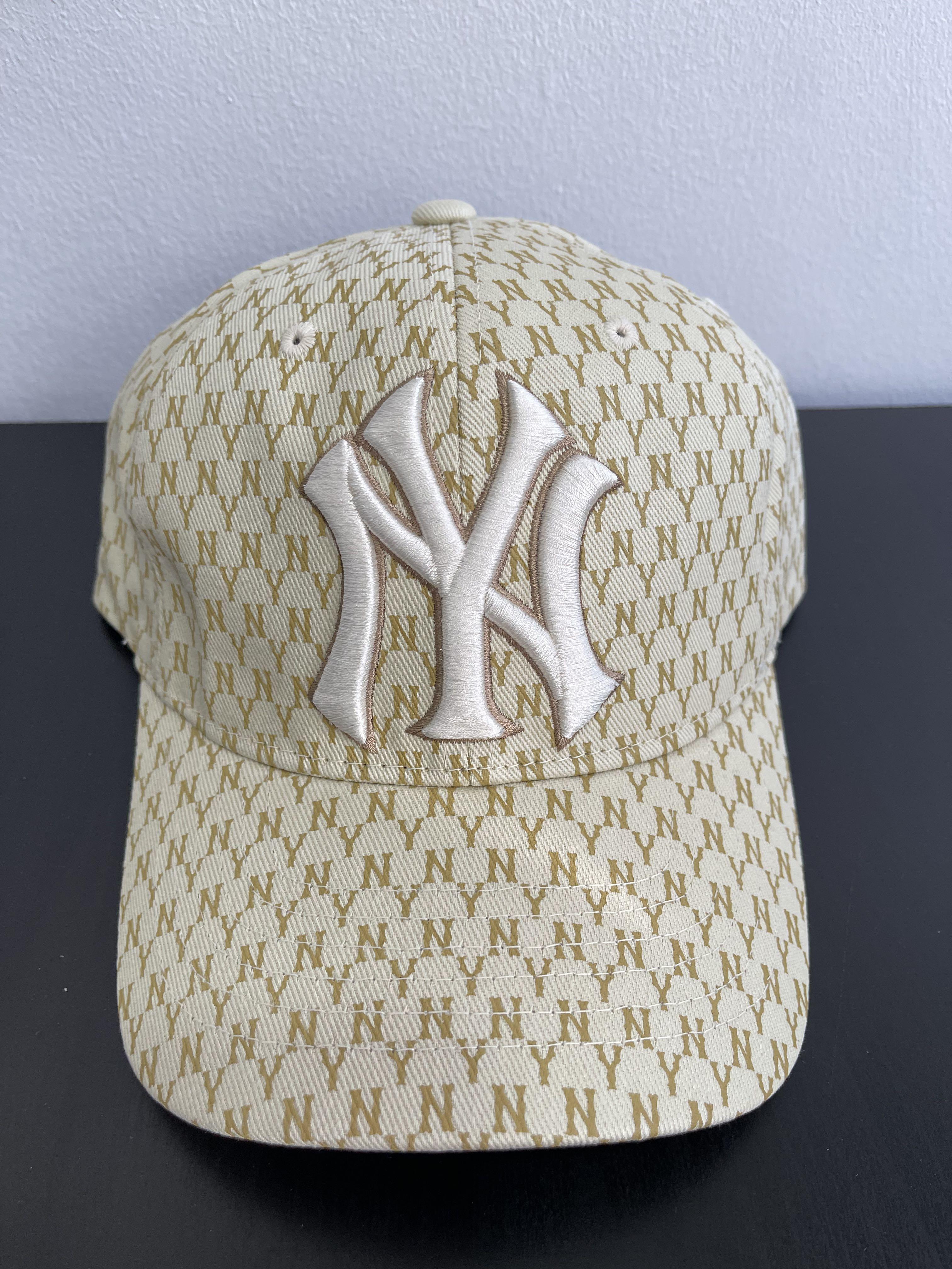 Mũ MLB Monogram Structure Ball Cap New York Yankees 32CPFB11150M