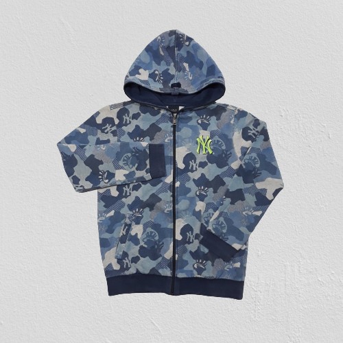MLB new york camo zipper hoodie second 