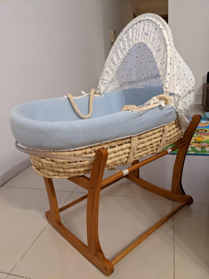Mothercare rocking moses basket clearance
