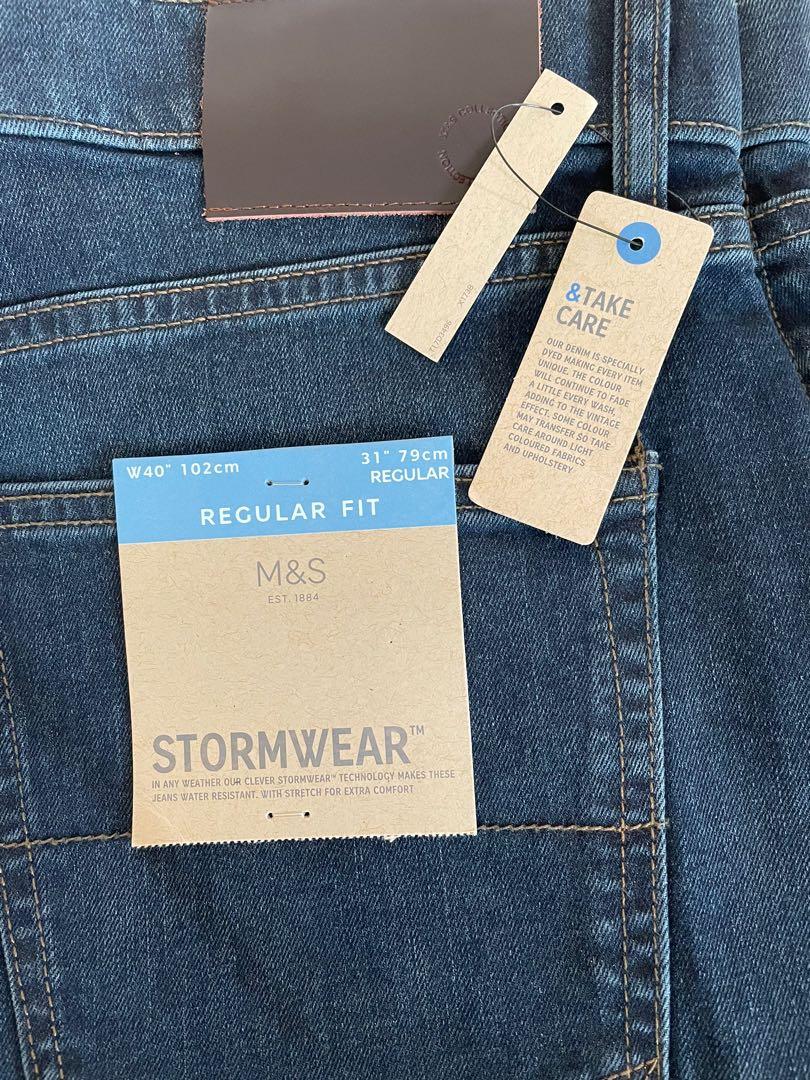M\u0026S Regular Fit Stretch Jeans With 
