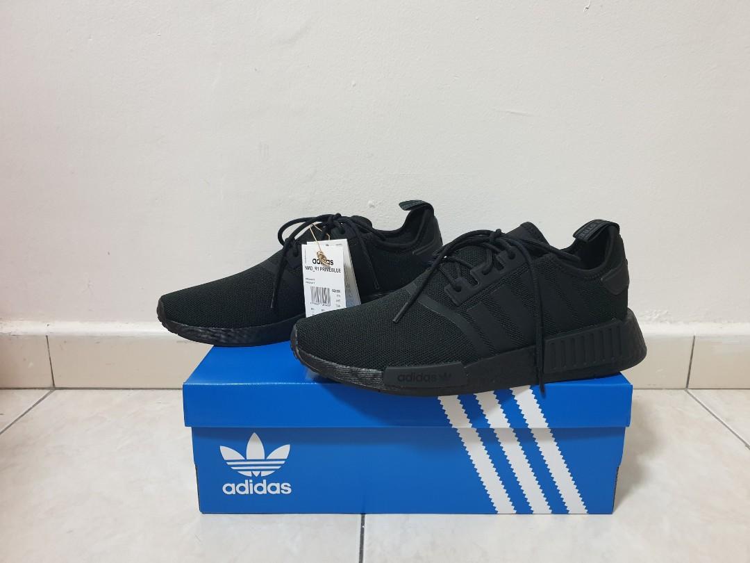 WTS Adidas NMD R1 Triple Black Primeblue Men s Fashion Footwear