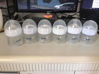Newborn avent feeding bottles