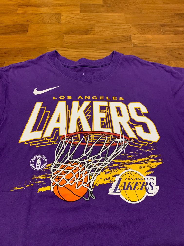 Nike Basketball NBA LA Lakers Courtside Unisex Graphic T-Shirt In