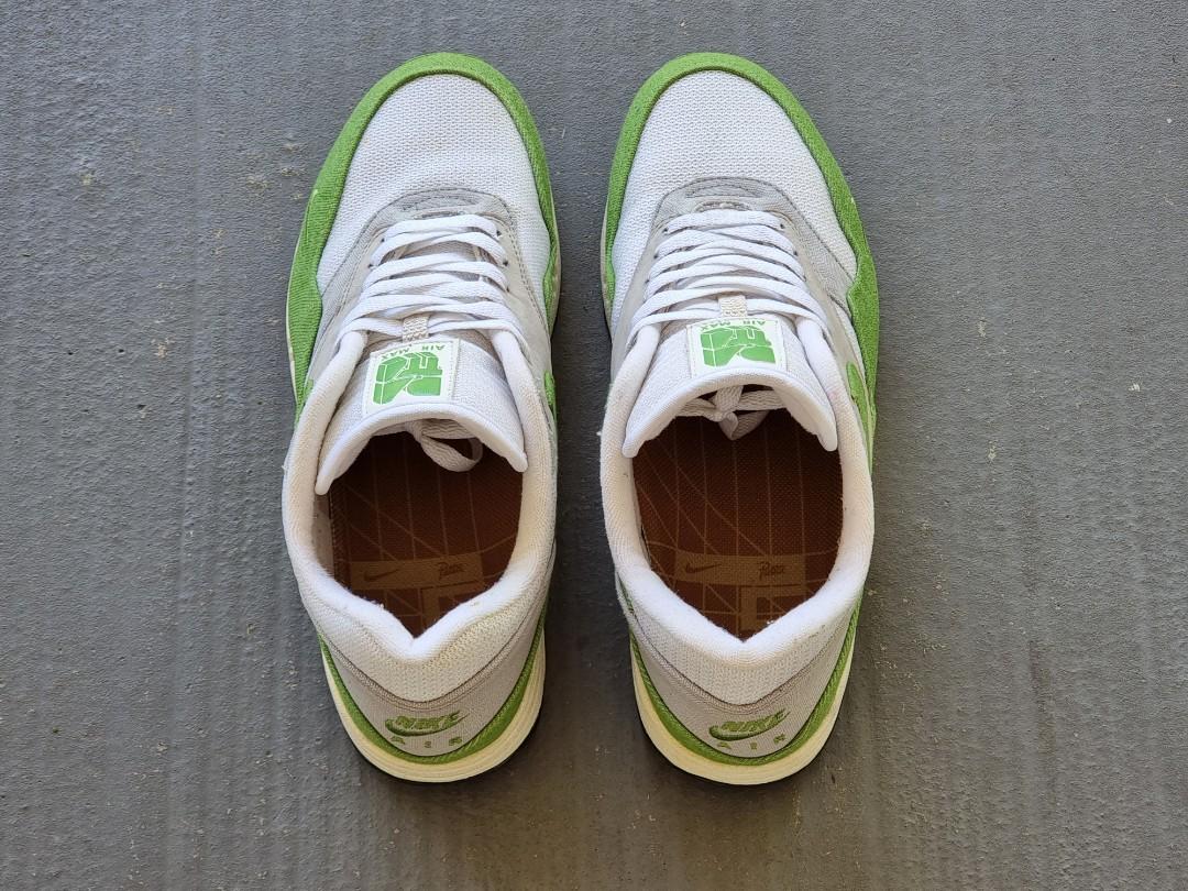 patta x nike air max 1 chlorophyll