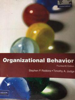 Organizational Behavior 14th Edition Stephen P. Robbins Timothy A.Judge (Pearson) 🚚FREE SHIPPING