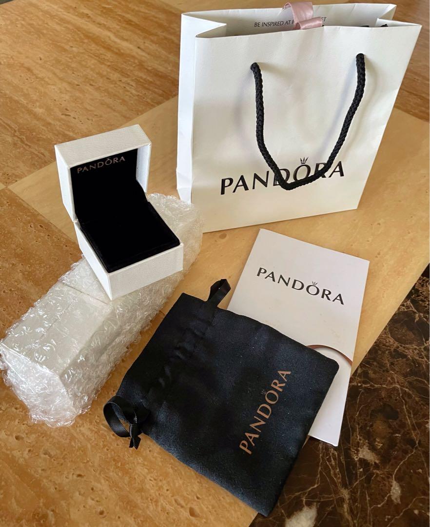 Pandora charm best sale box and bag