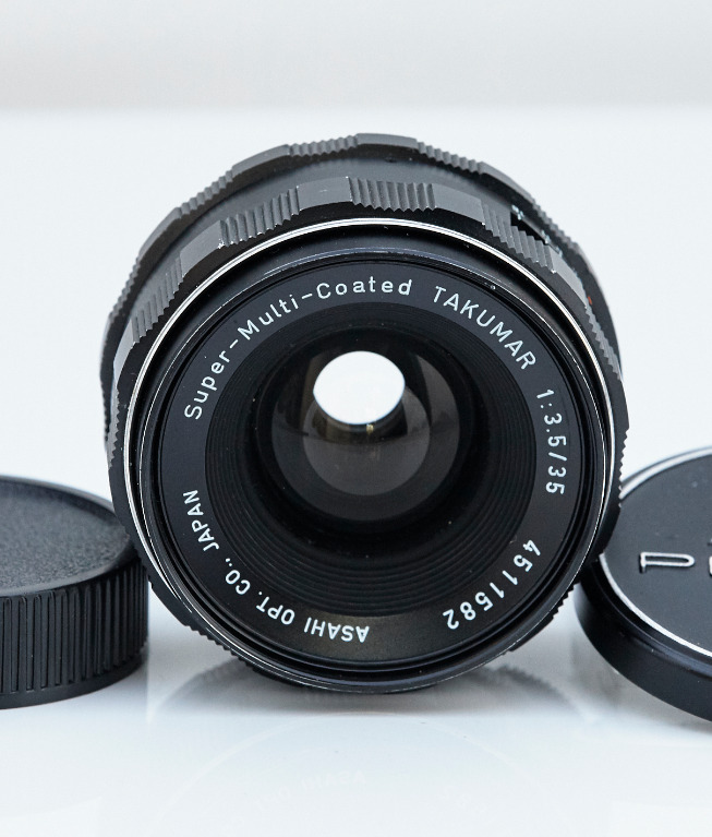 PENTAX SUPER-MULTI-COATED TAKUMAR 35MM F3.5, 攝影器材, 鏡頭及裝備 
