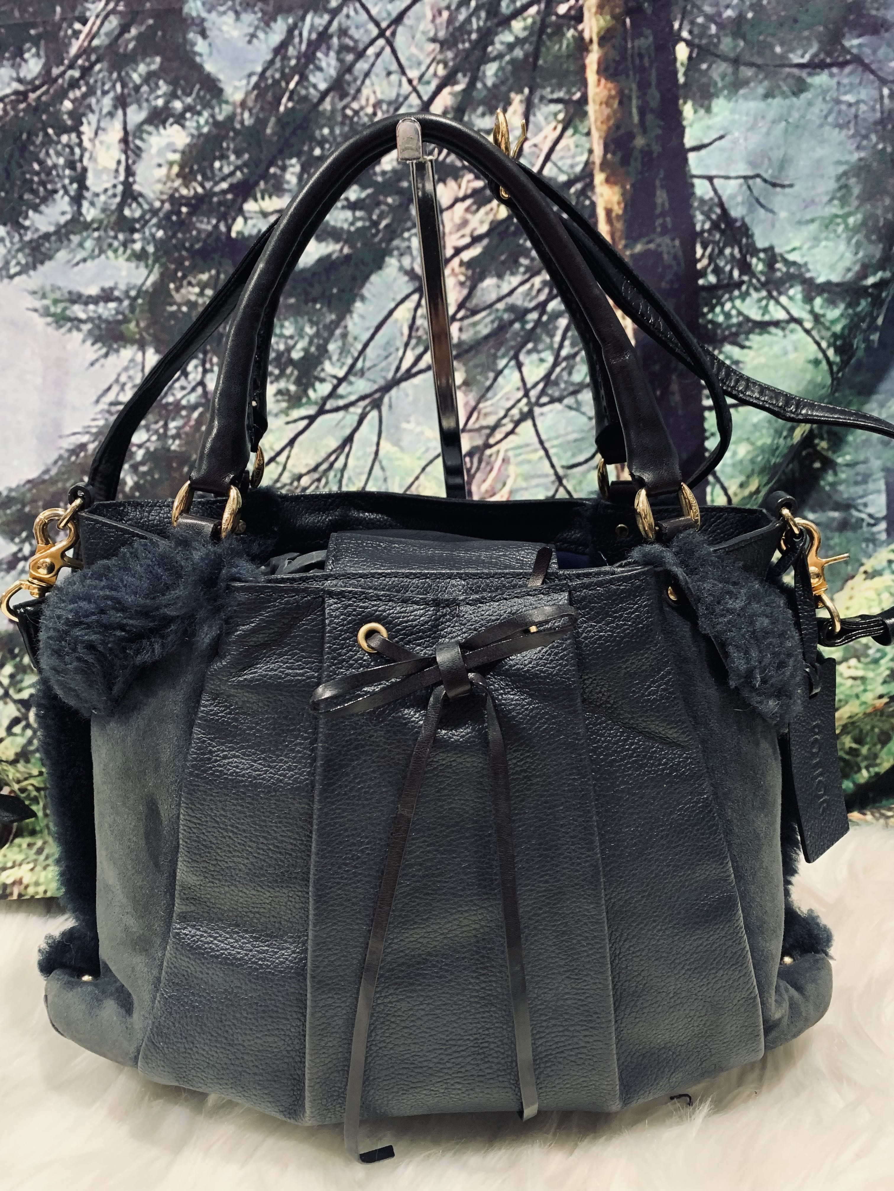 Goat leather bag deals