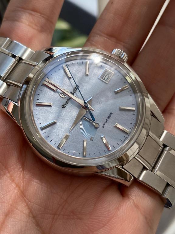 Moving Out Sale!: Unpolished Grand Seiko SBGA407 Skyflake on Bracelet,  Luxury, Watches on Carousell