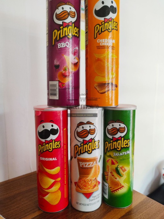Pringles Flavors 158g, Food & Drinks, Packaged & Instant Food on Carousell
