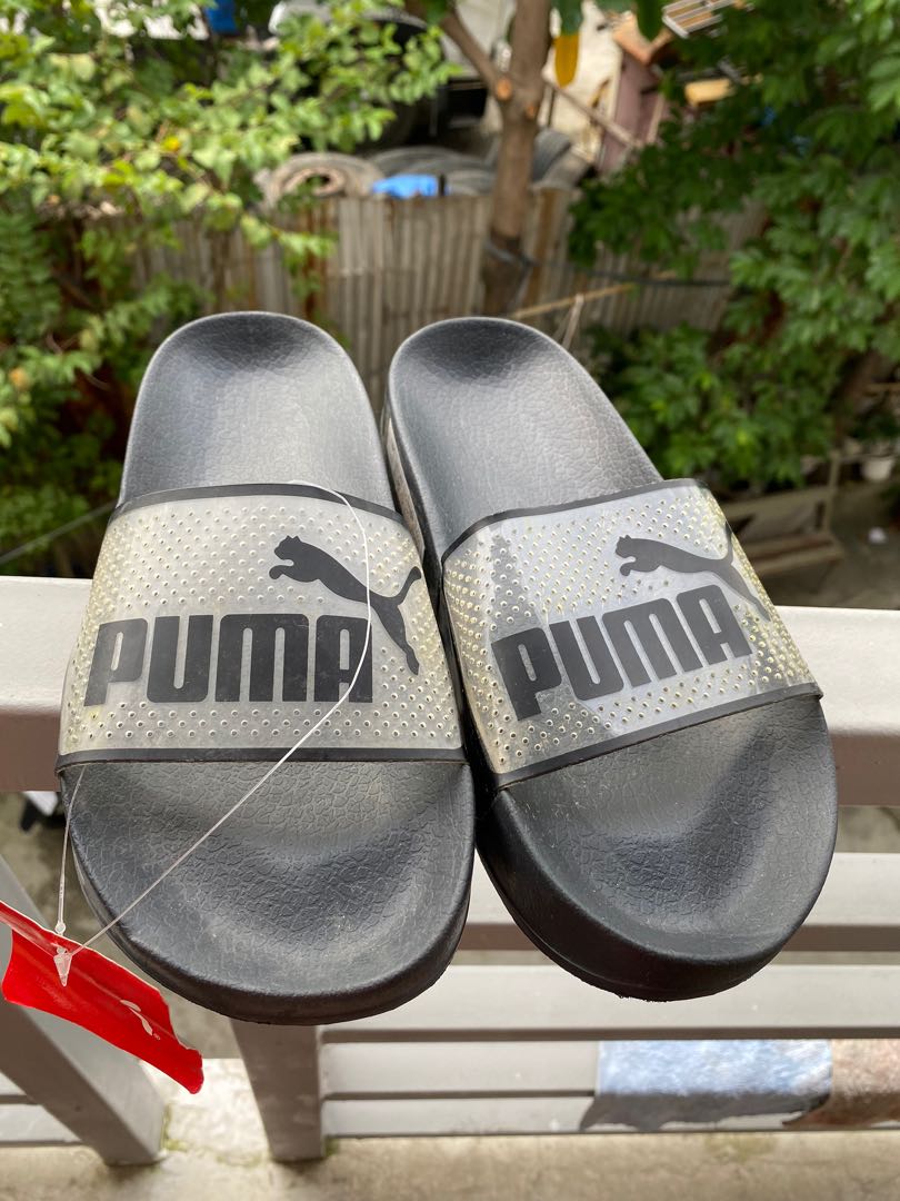 Puma slides, Women's Fashion, Footwear, Flats & Sandals on Carousell