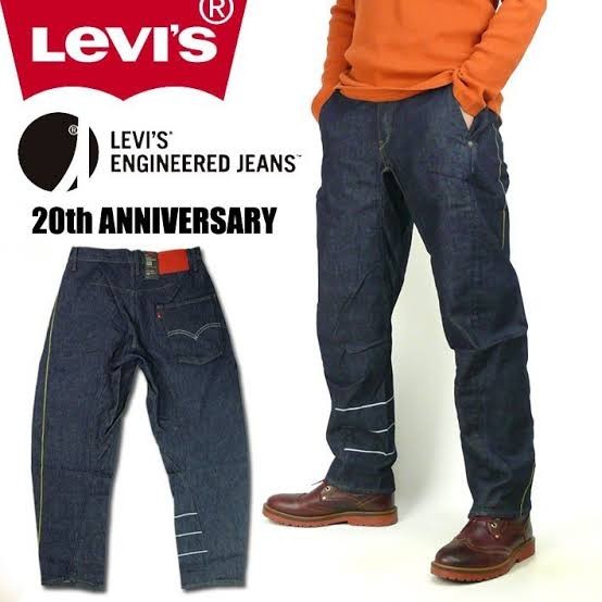 RARE LEVI'S ENGINEERED JEANS LEJ 570 Baggy Taper 20th Anniversary Edition,  Men's Fashion, Activewear on Carousell
