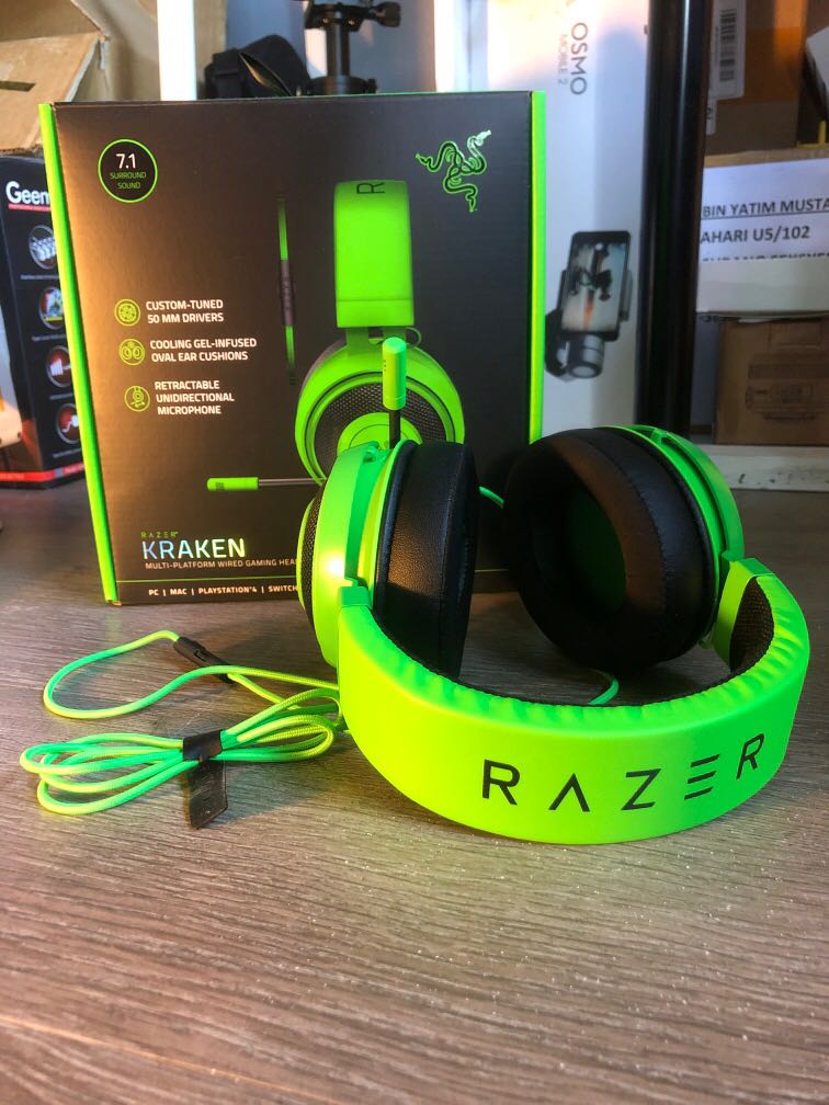 RAZER Kraken headphone, Audio, Headphones \u0026 Headsets on Carousell
