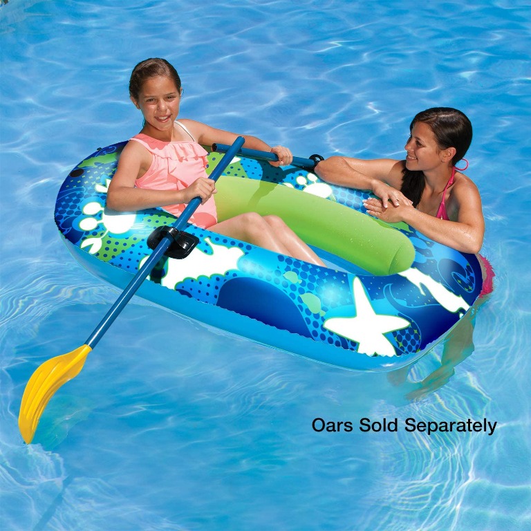 {READY STOCK} Poolmaster Deep Sea Sport Boat Inflatable raft, Hobbies ...