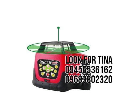 Rotary Laser level (Category: Construction Tools & Equipment) located in Manila. Submitted by tina.sales (Listing ID 1118224254, Image 1). Description: Rotary Laser level Brand: AGP Model: Leveling accuracy Code: AGP-160 PRICE: 65,714.
