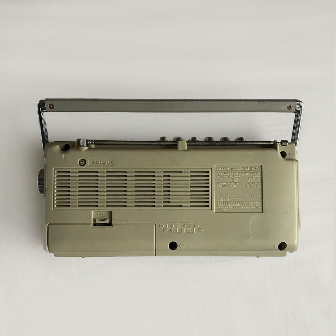 Sony CFM-120 TV Mini Boombox Cassette Player Recorder, Hobbies Sony CFM-120 TV Mini Boombox Cassette Player Recorder, Hobbies
