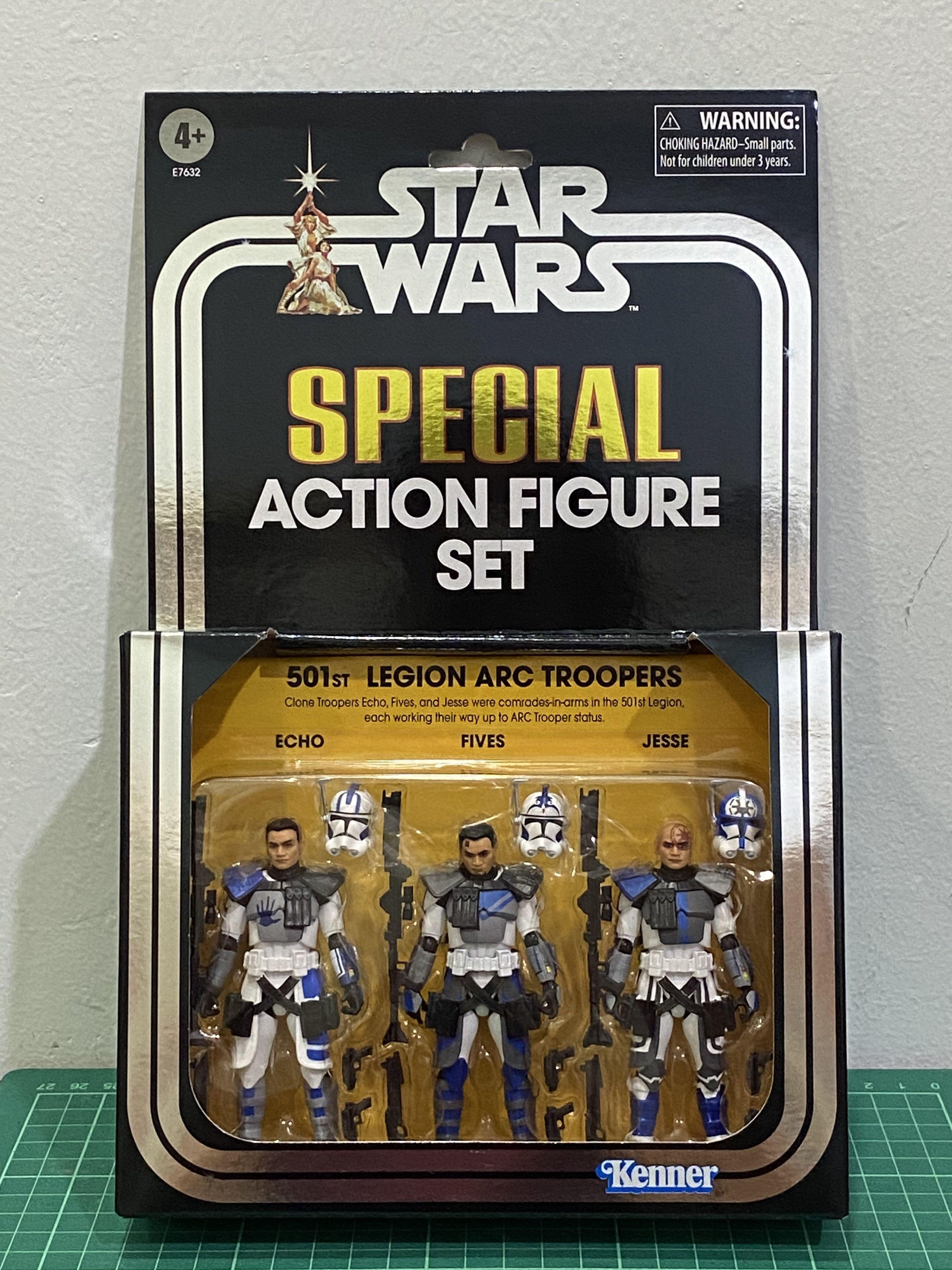 Star wars special action figure 2025 set 501st legion arc troopers