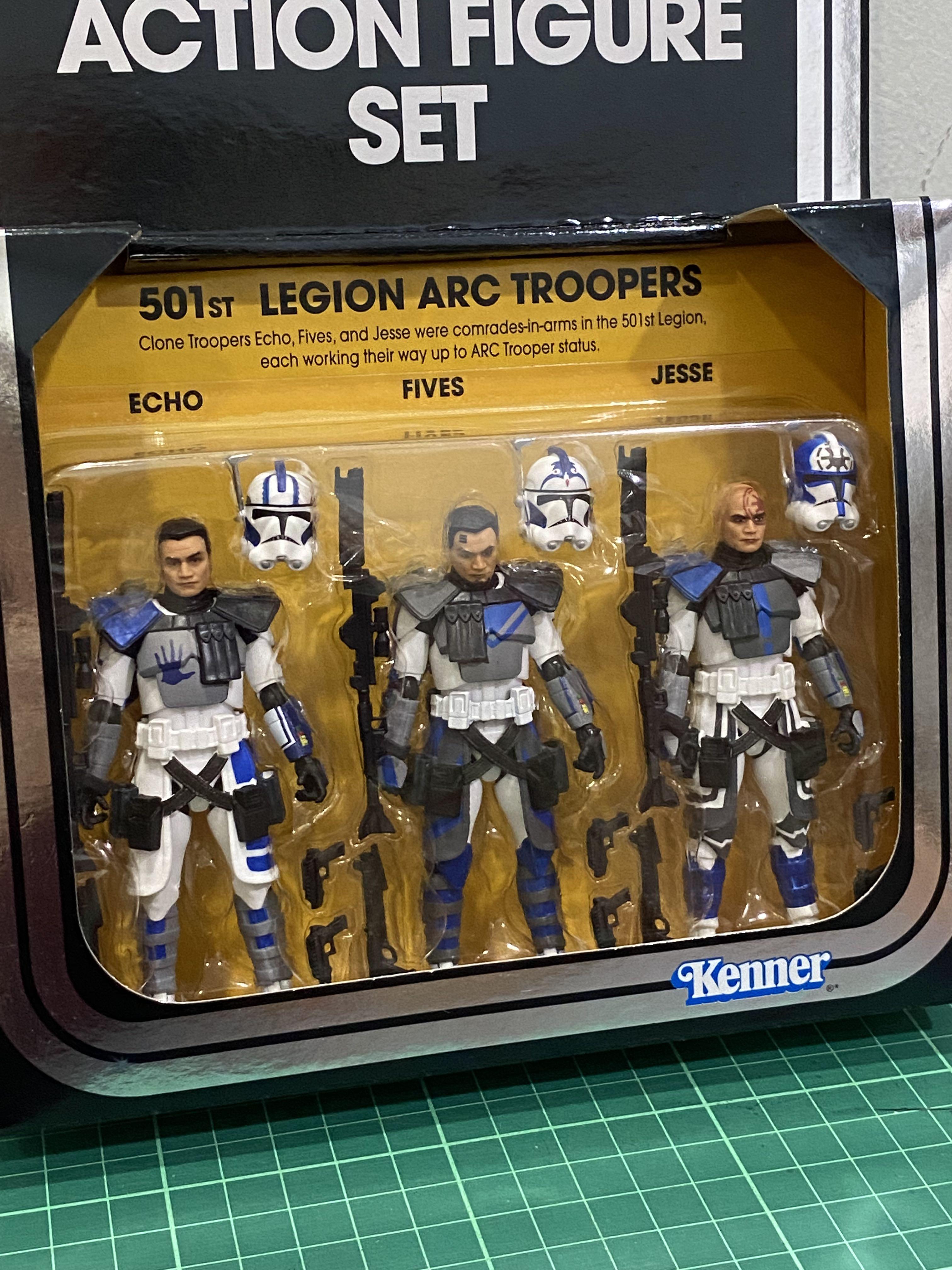 Star wars special action figure set 501st best sale legion arc troopers