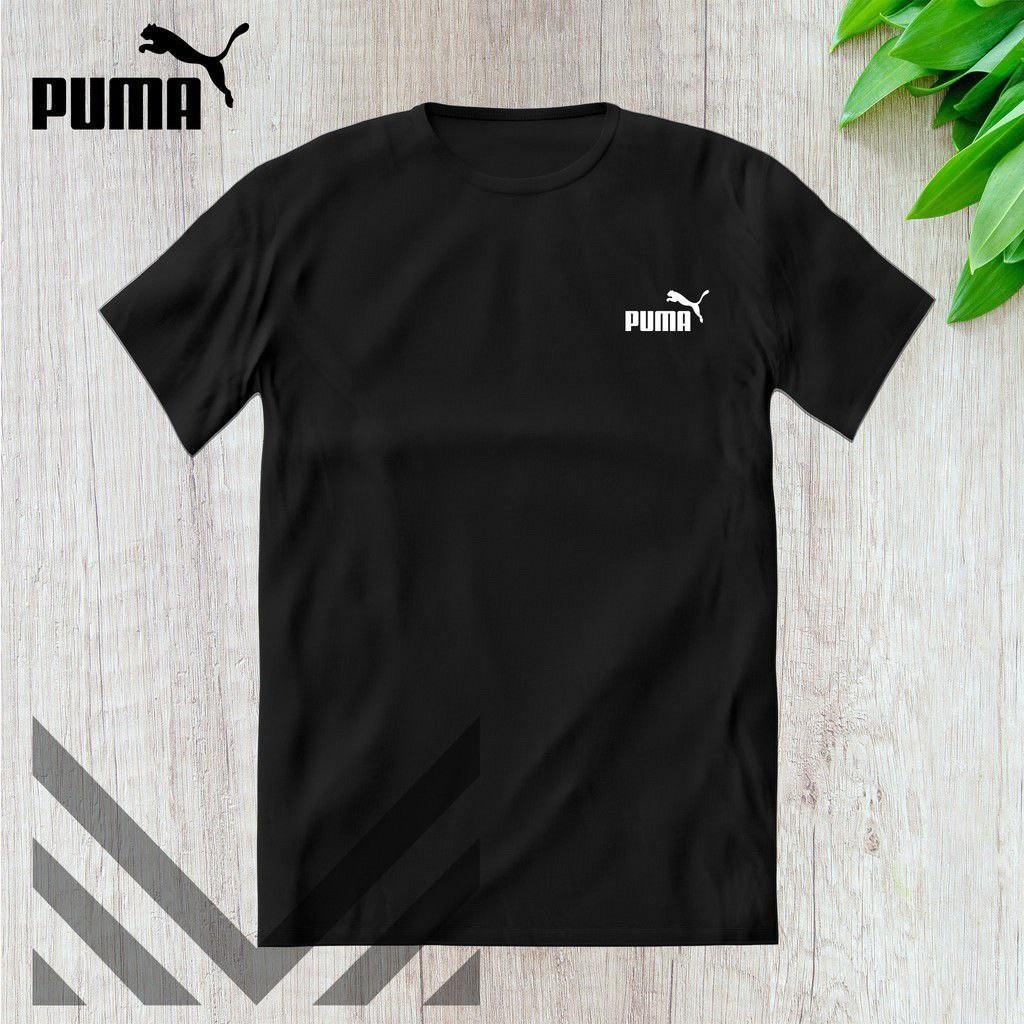 Stock Ready puma t shirt Promosi Murah P Logo TShirt 100