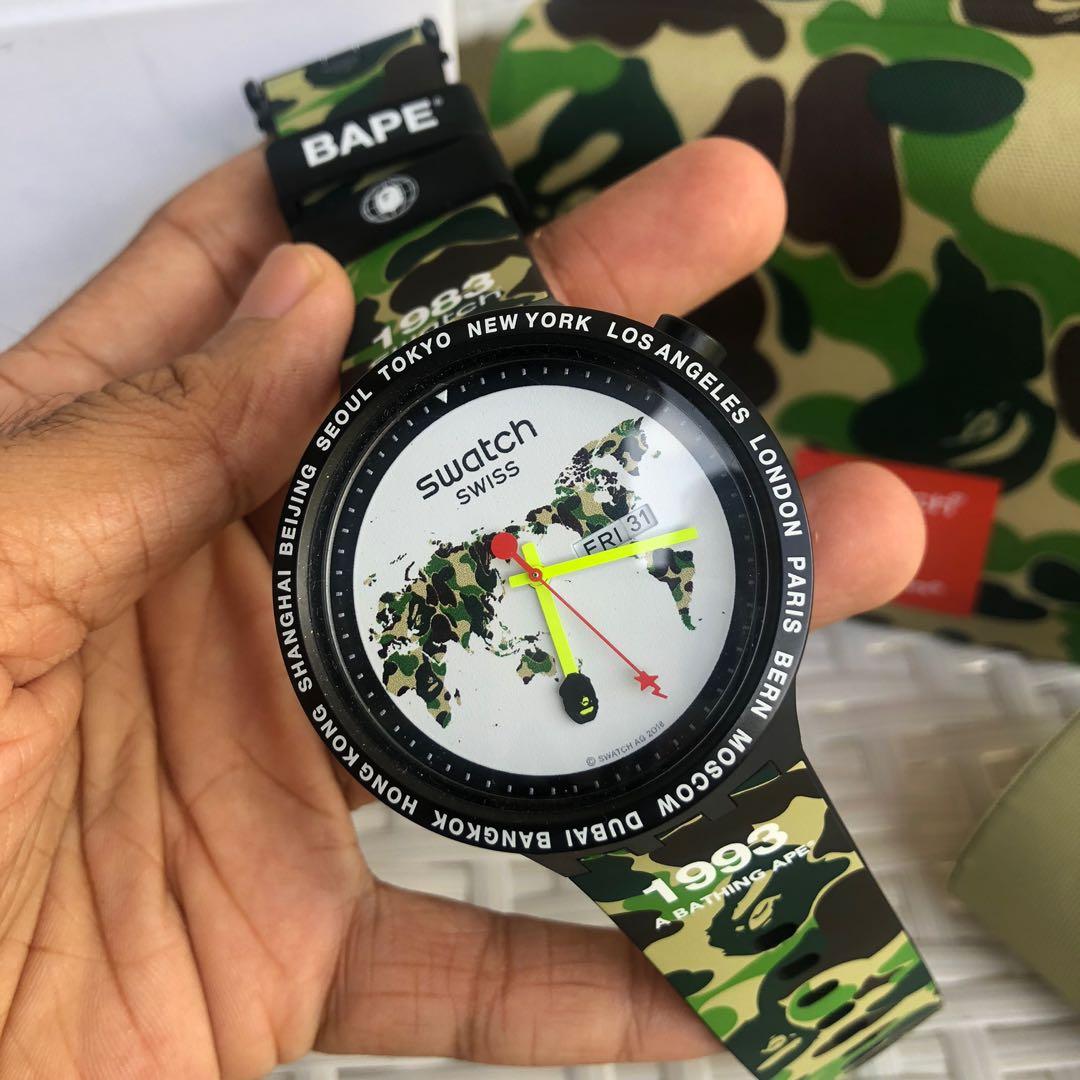 Swatch x ape cheap