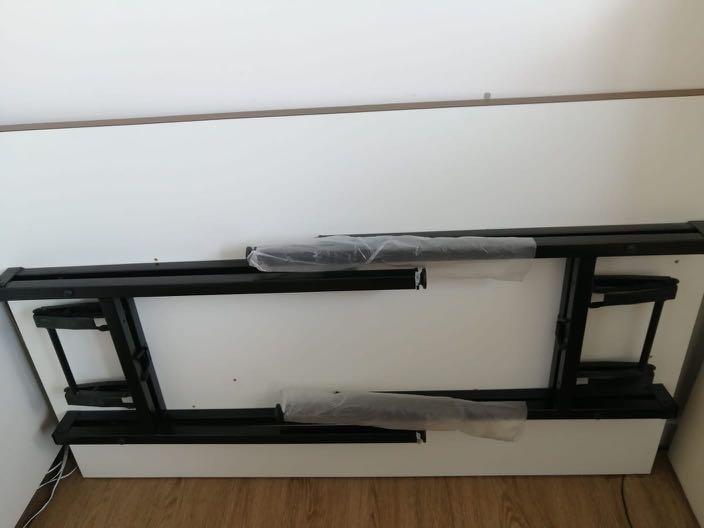 Table (Category: Tables & Sets) located in Singapore. Submitted by whitexmas (Listing ID 1118330897, Image 3). Description: Lightly used, put in spare room GS Folding table Self collection Remark : just noticed a small dent at side , see pic. Not for fussy buyer :) Condition: 8/10 (overall ok, except small dent) Size : 120cm x 76cm (L x W) Height : 77cm.