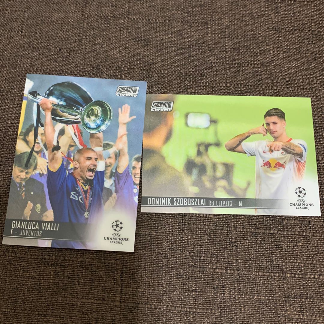 Topps Stadium Club Chrome Lot Of 2 Cards Hobbies Toys Toys Games On Carousell