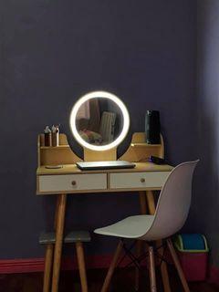 Vanity Table with LED Mirror