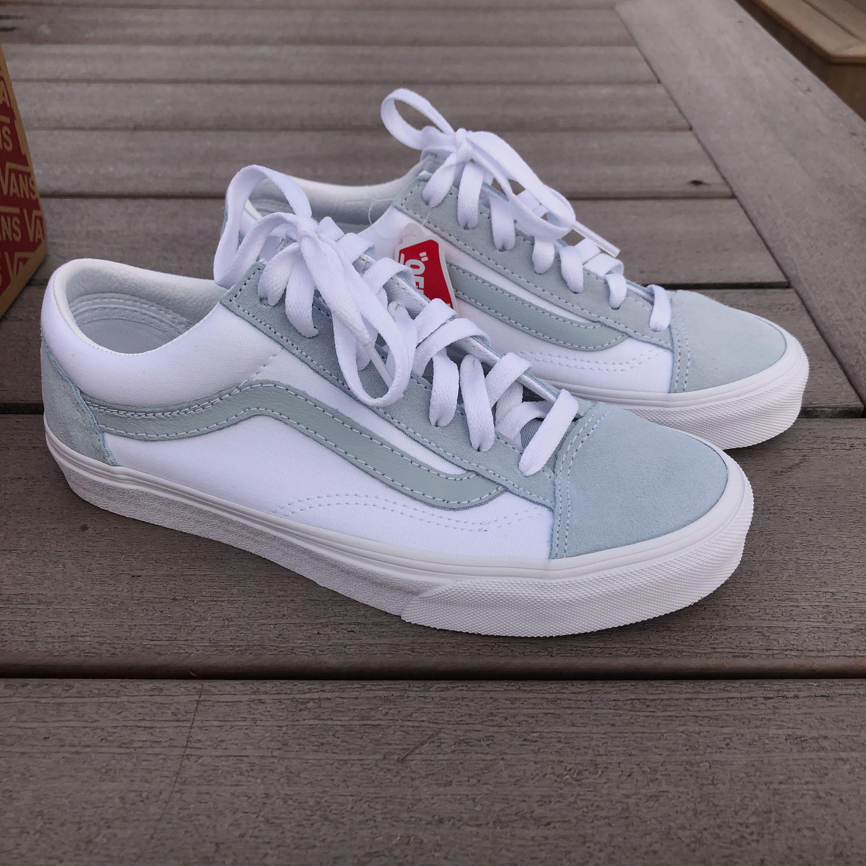 winter sky marshmallow vans